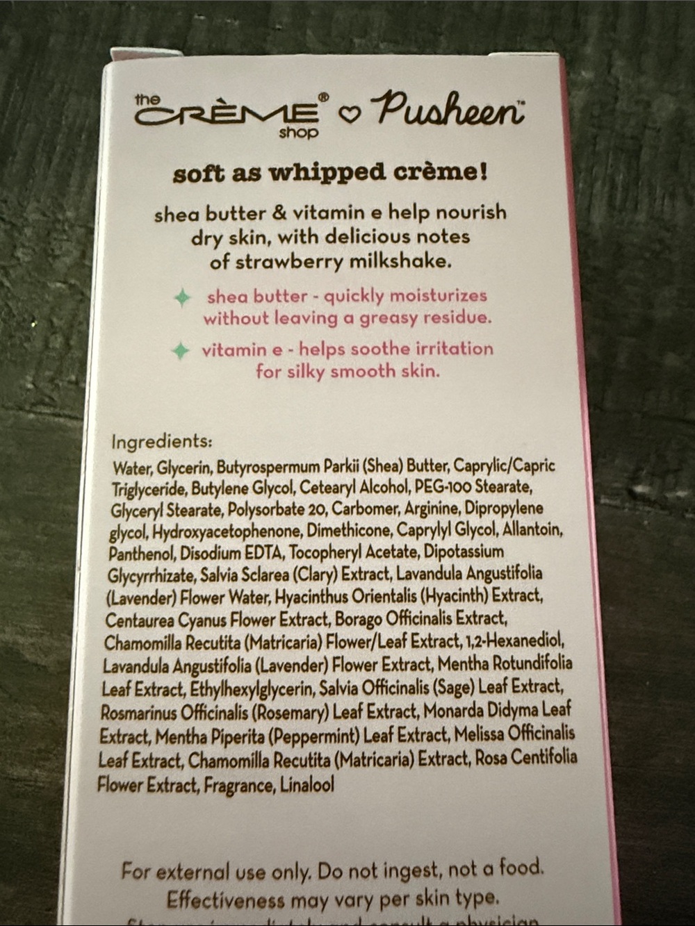The Crème Shop Pusheen Strawberry Milkshake Moisturizing Hand Crème - Picture 2 of 2